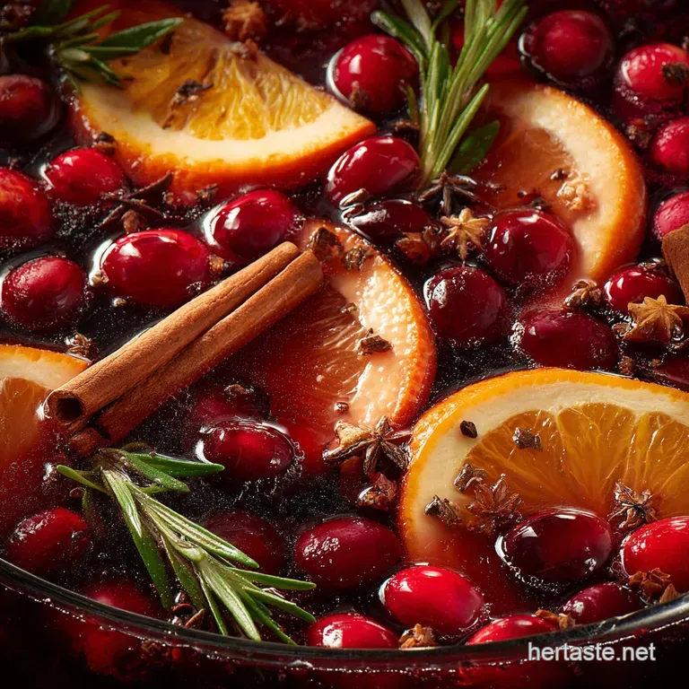 Festive Thanksgiving Punch: The Elegant Crimson Hearth Recipe
