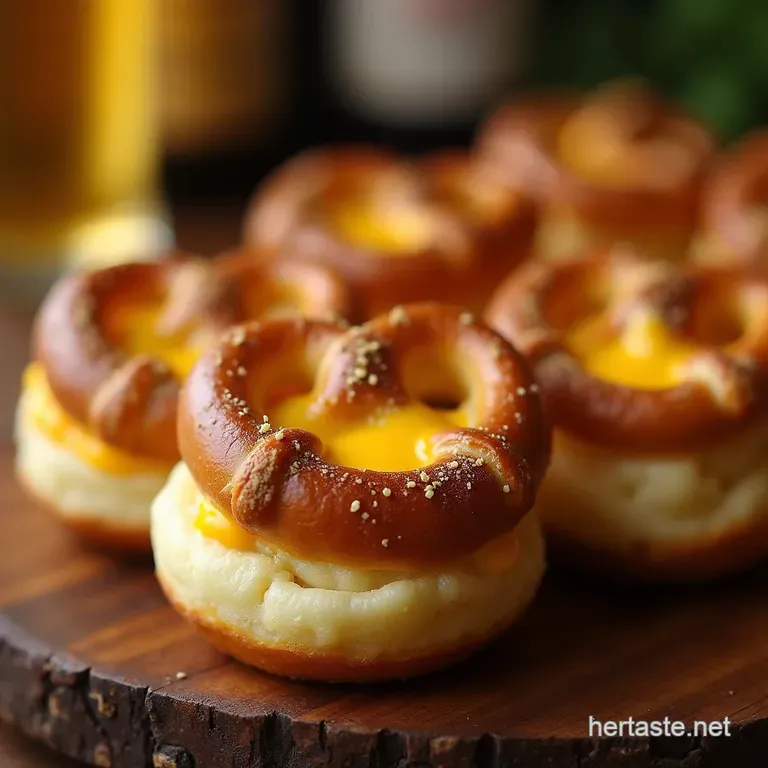 Pubstyle Perfection Easy Homemade Soft Pretzel Bites with a Beer Cheese Kick presentation