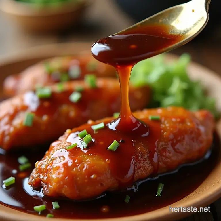 The Ultimate Sticky Shiny Homemade Teriyaki Sauce presentation
