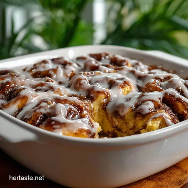 Cinnamon Roll Casserole Easy No Bake Cinnamon Roll Magic