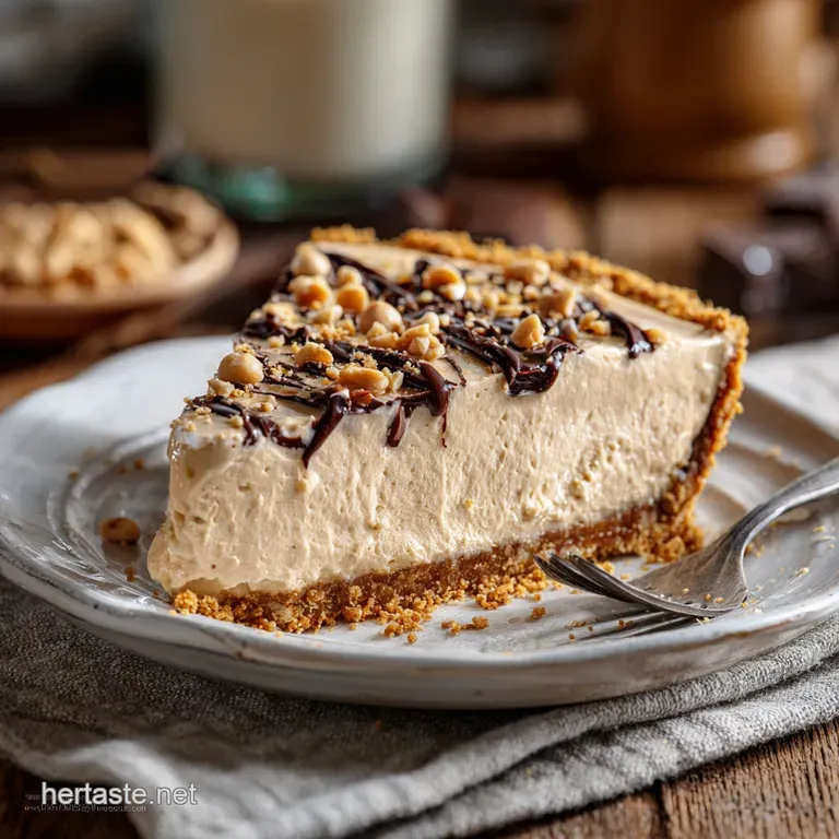 Nobake Peanut Butter Pie: the Kings Ultimate Dream Dessert presentation