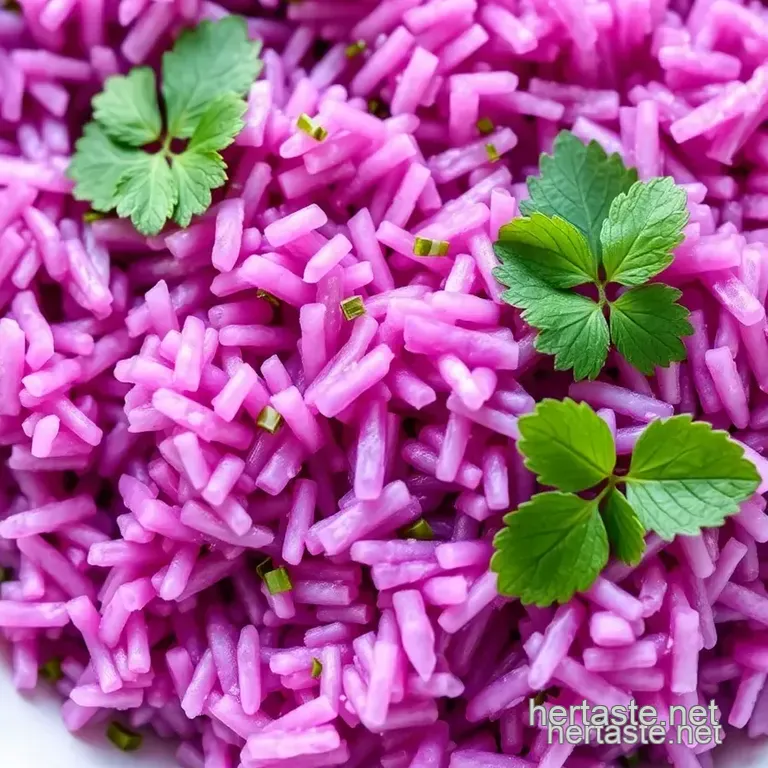 Easy Purple Thai Jasmine Rice Delight presentation