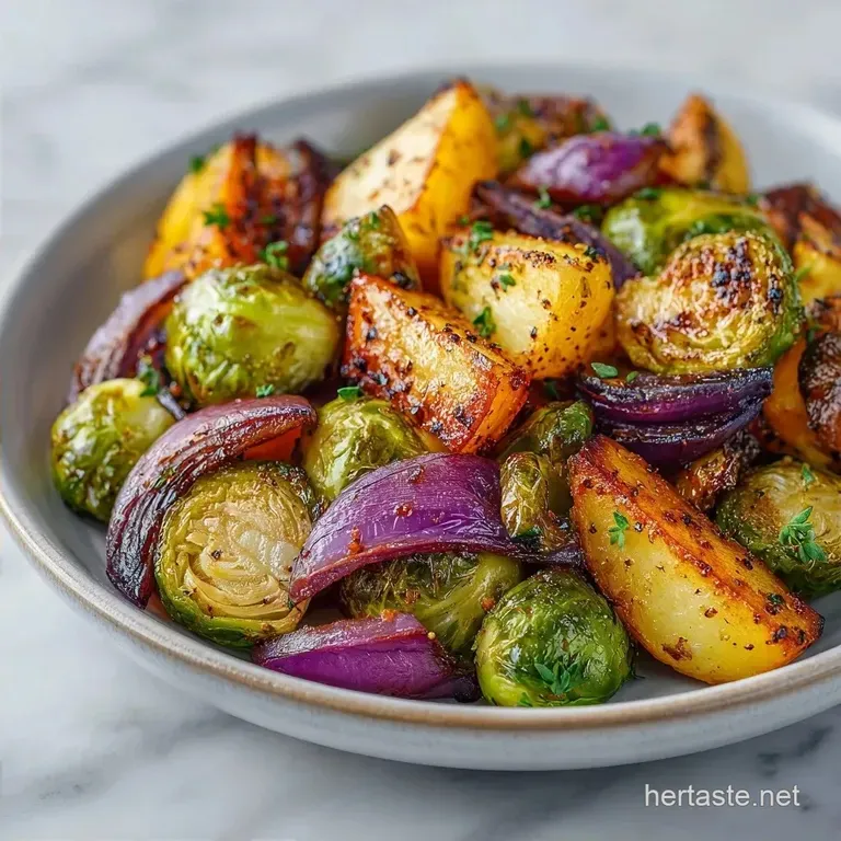 Easy Roasted Winter Vegetables: Caramelized and Tangy