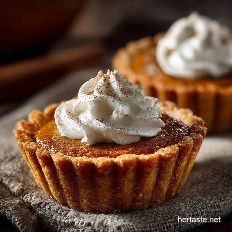 Mini Pumpkin Pies: Perfectly Poppable Individual Spiced Fall Treats presentation
