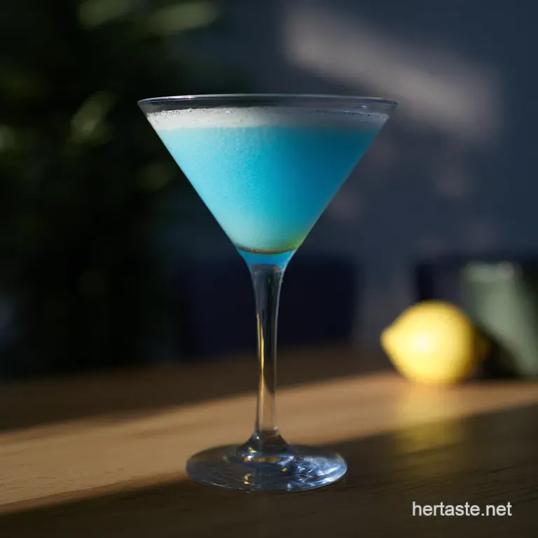 Electric Blue Martini
