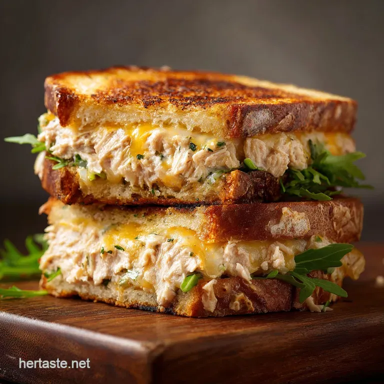 Tuna Melt: Gastropub Style Ultimate Toastie presentation
