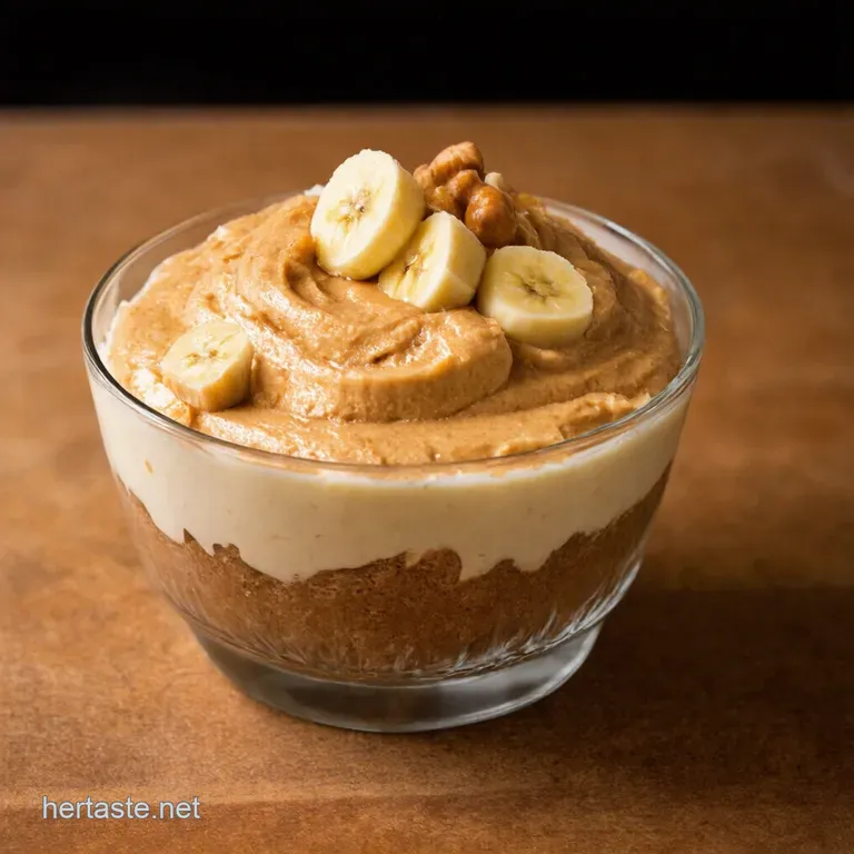 Elviss Peanut Butter Banana Dream Pudding presentation