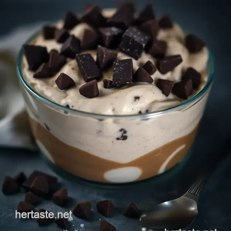 Espresso Chocolate Chunk Semifreddo presentation