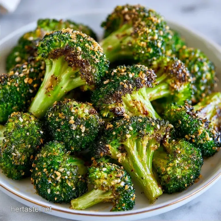 Everything Bagel Broccoli: Crispy and Savory