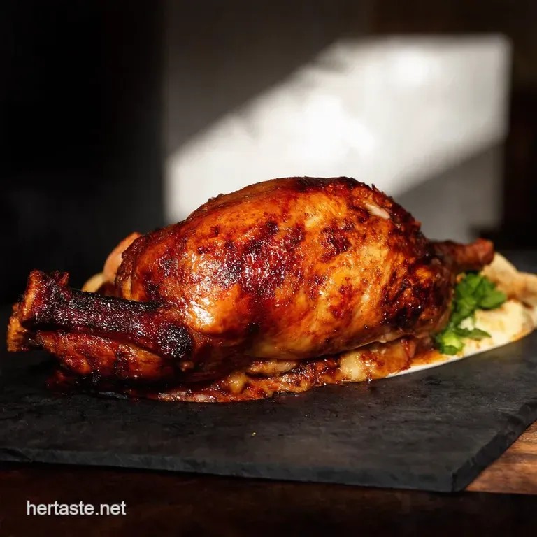 FallOffTheBone Slow Cooked Turkey Leg with Honey Garlic