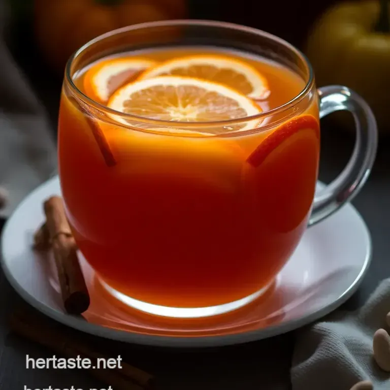 Festive Thanksgiving Punch: A Sparkling Cinnamon Apple Cider Cocktail presentation