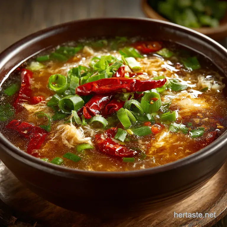 Fiery and Fragrant Authentic Hot and Sour Soup