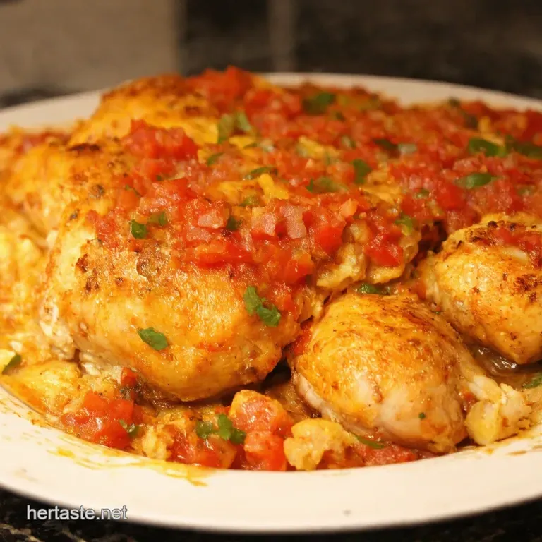 Fiesta Chicken Bake Salsa Fresca Delight presentation