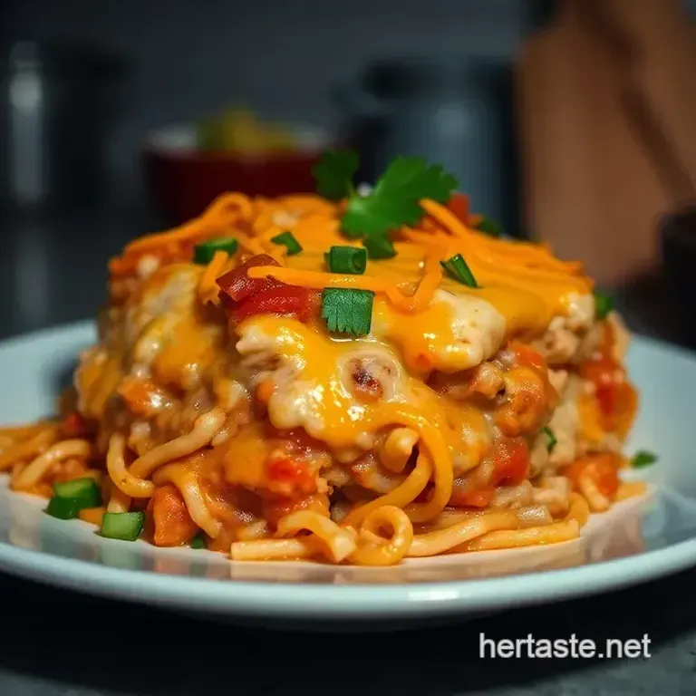 Fiesta Chicken Enchilada Casserole