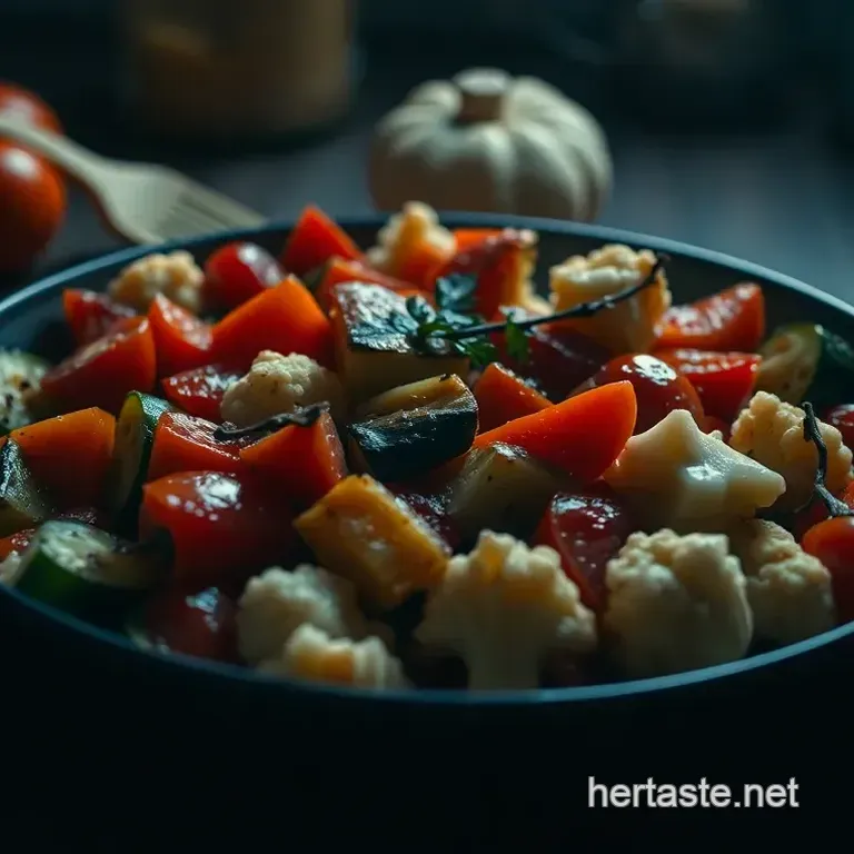 Five Senses Spiced Roasted Vegetables