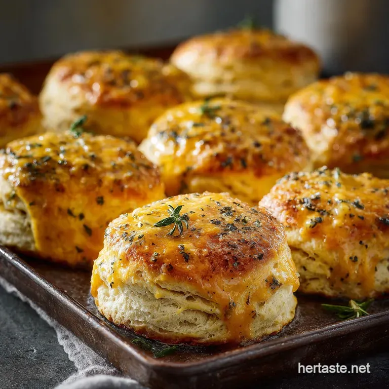 HamStuffed Biscuits With Mustard Butter: Savoury Pockets of Joy