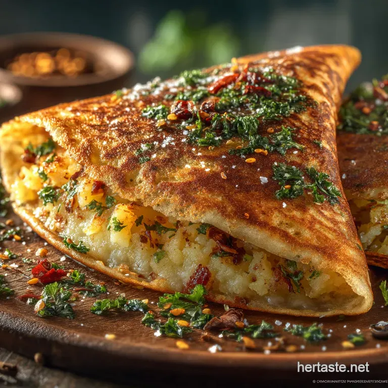 The Golden Heart of Dosa Authentic Fluffy Aloo Masala Filling
