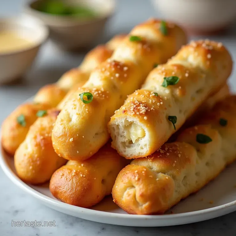 The Ultimate Chewy Garlicky PullApart Breadsticks