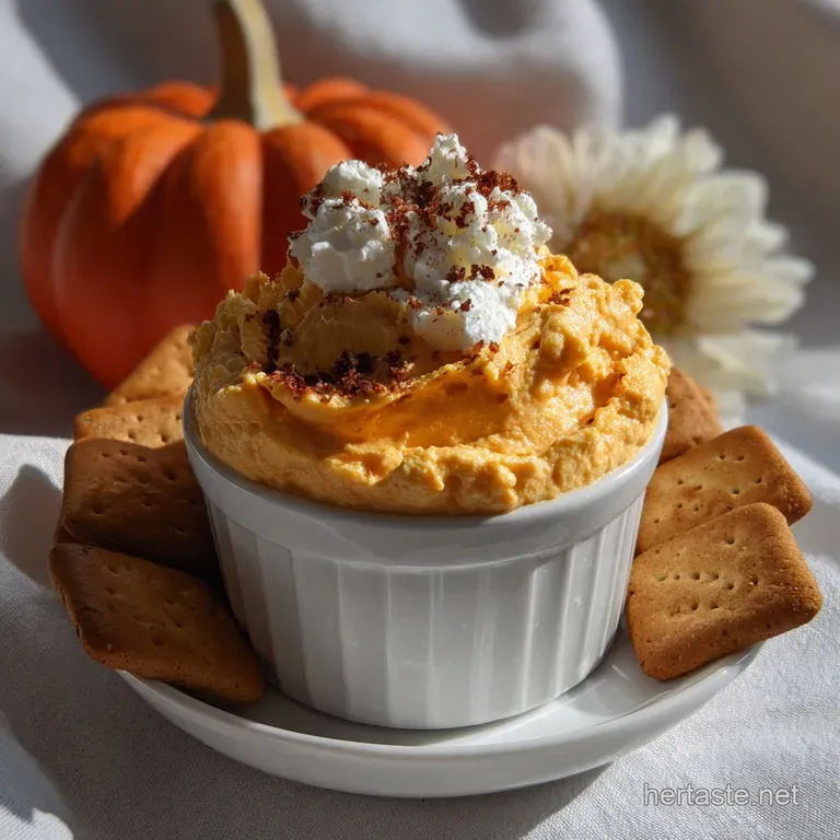 Fluffy Pumpkin Cheesecake Dip PumpkinWeek: No-Bake Mousse