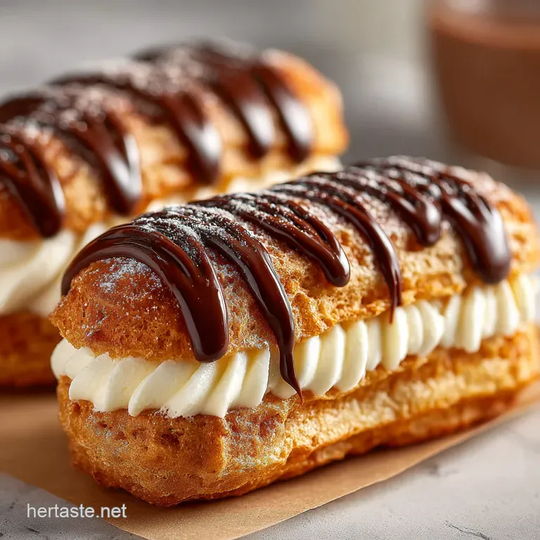 Foolproof Cream Filled Eclairs