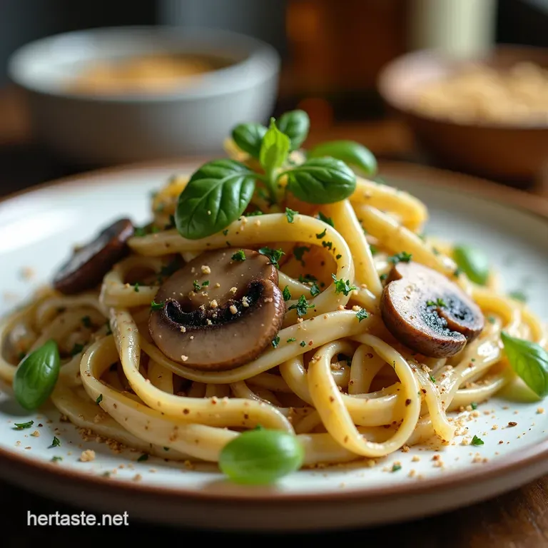Mushroom Pasta Salad Forest Floor Fusion Recipe