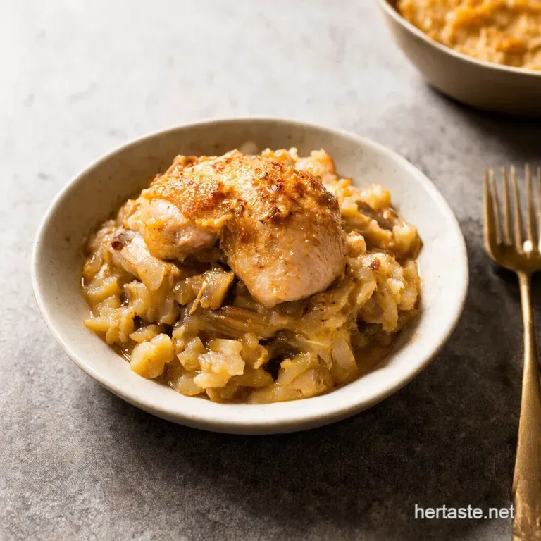 French Onion Chicken Casserole Coq au Vins Cozy Cousin