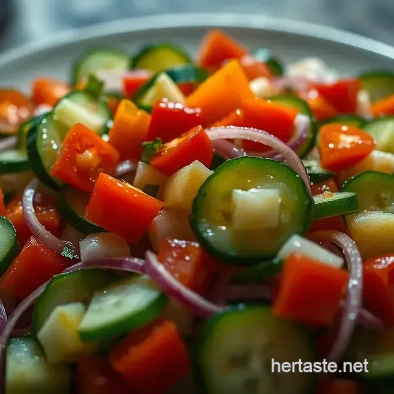 Fresh and Zesty Cucumber Salad