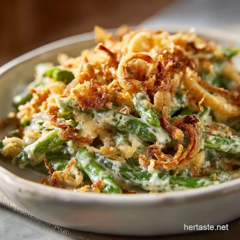 Green Bean Casserole with Fresh Beans