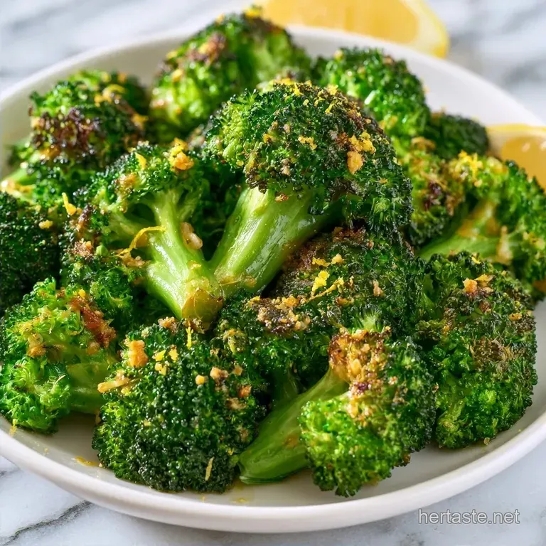 Crispy Fresh Lemon Roasted Broccoli