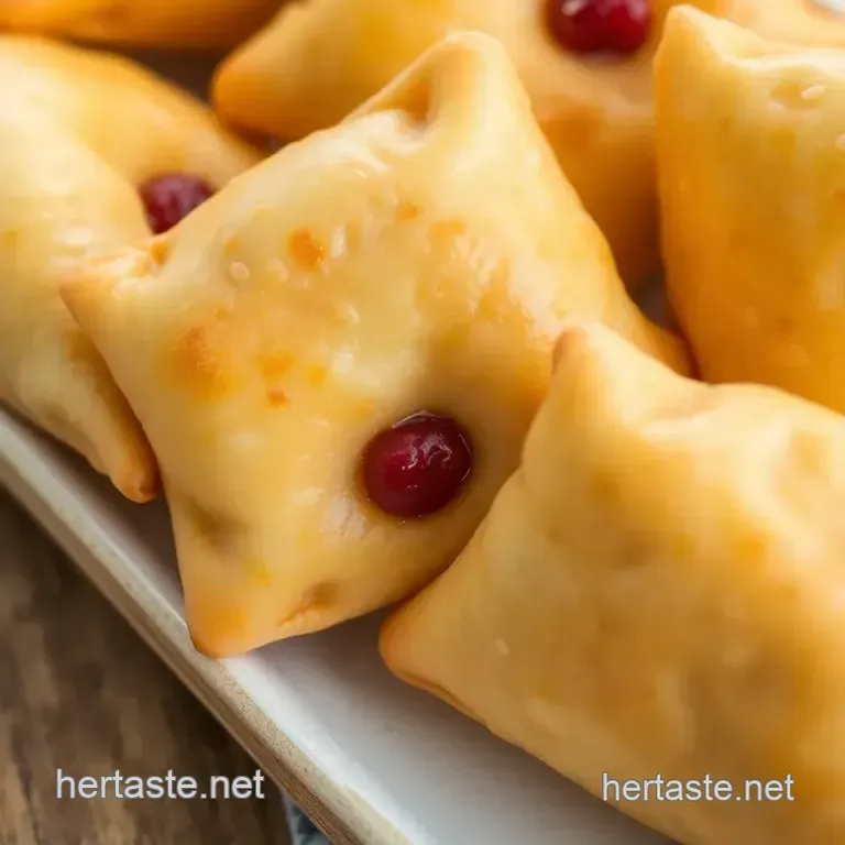 Crispy Red Bean Sesame Pastries presentation