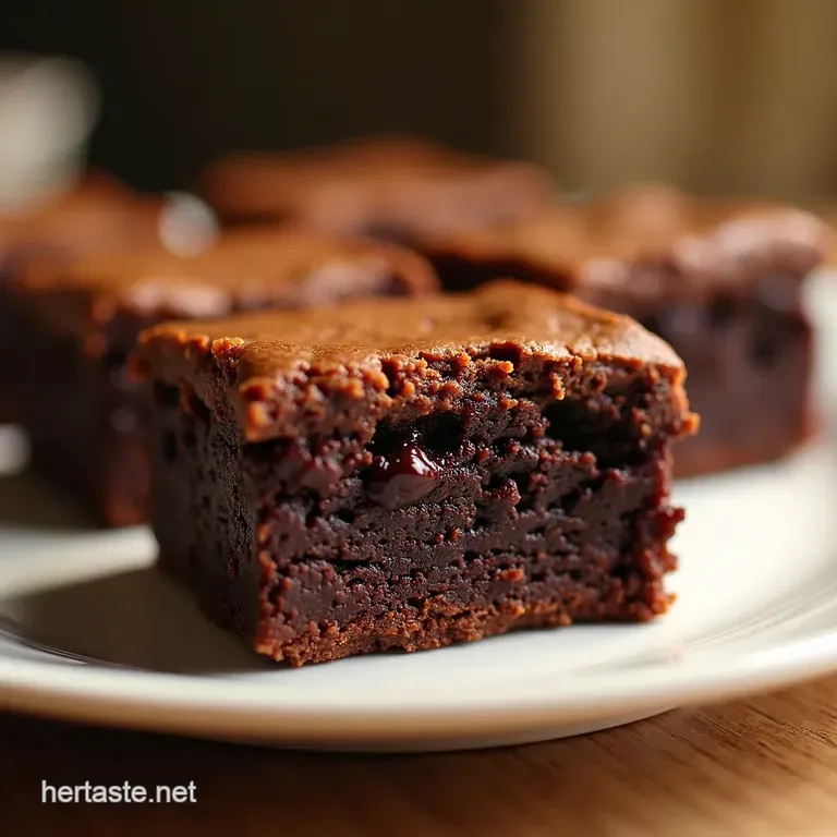 Fudgy Brownie Bliss The Ultimate Chocolate Indulgence presentation