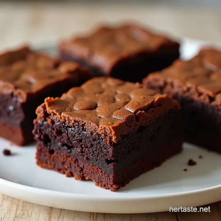 Brownies Recette Facile My Fudgy Chocolate Bliss