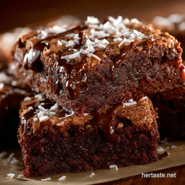 Chocolate Coconut Brownies: the Ultimate Fudgy Bounty Bar Recipe presentation