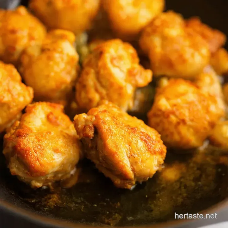 Garlic Butter Chicken Bites Golden Garlicky Goodness presentation