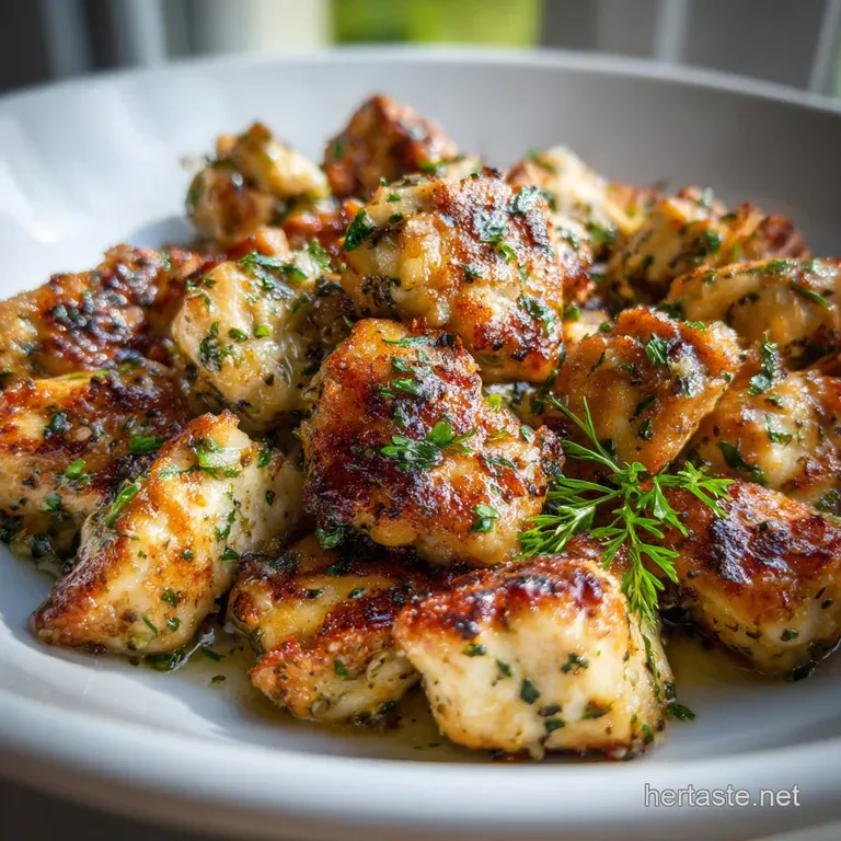 Keto Dinner Recipe with Garlic Butter Chicken: Skillet