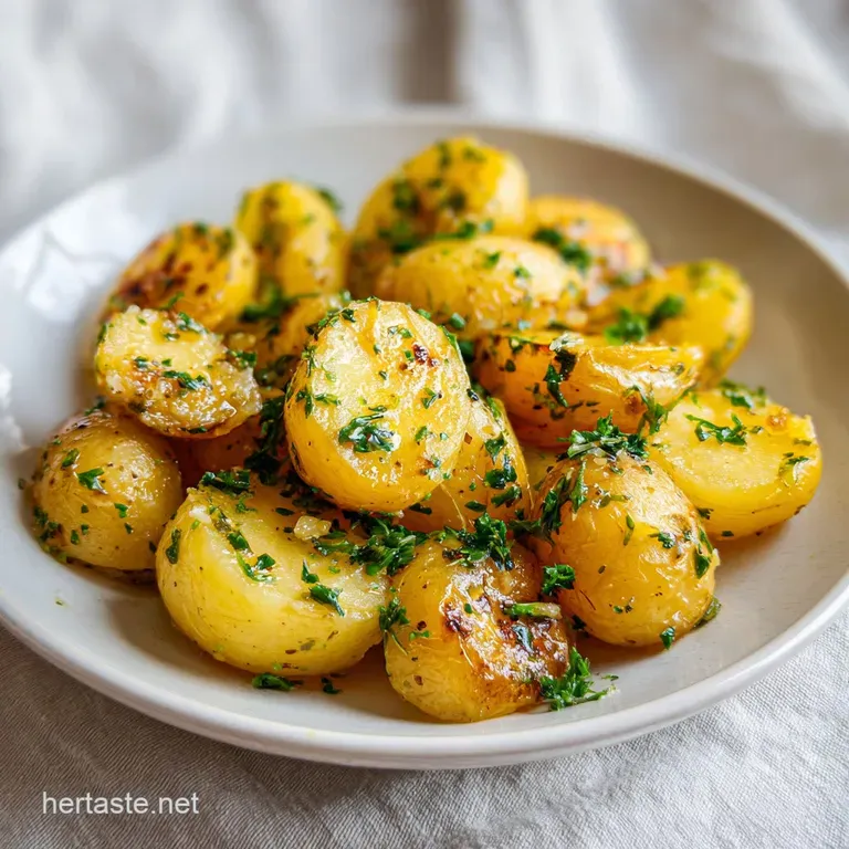 Easy Dump and Go Side Dish with Garlic Butter Potatoes