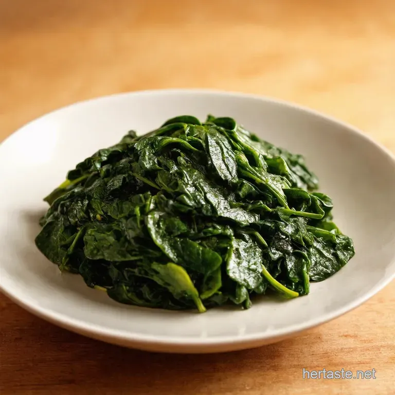 Garlic Butter Sautéed Spinach A Quick Healthy Side presentation
