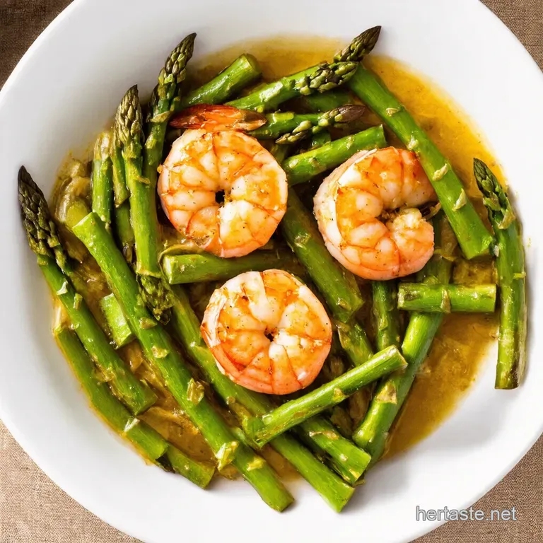 Garlic Butter Shrimp with Asparagus Ready in 20 Minutes