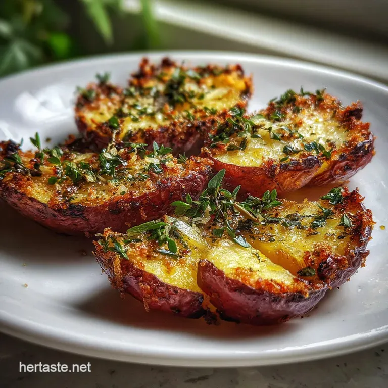 Red Potato Recipe with Garlic and Herbs: Crispy Roasted