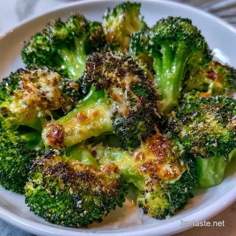 Garlic Parmesan Roasted Broccoli: Crispy and Charred