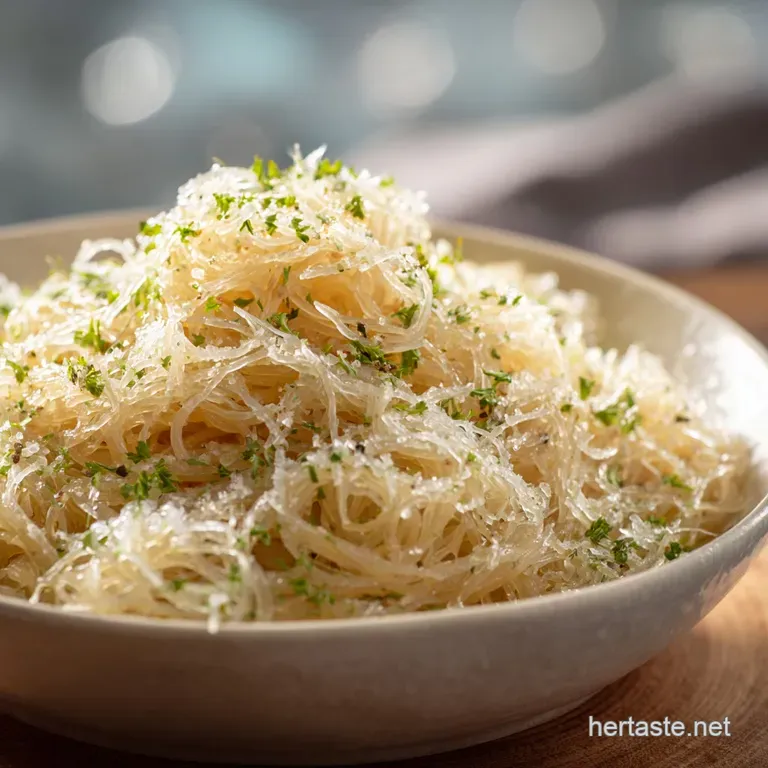 Garlic Parmesan Shirataki Noodles: Speedy Cheesy Low Carb Perfection presentation