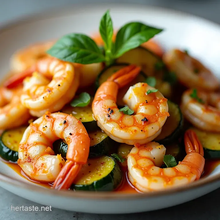Garlicky Keto Shrimp Zucchini Speedy Weeknight Delight