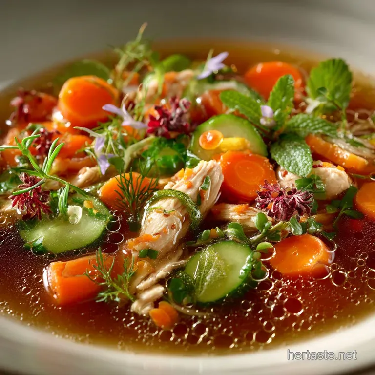 The Vibrant Chicken Detox Soup Your Clean Slate GingerTurmeric Reset