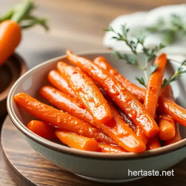 How to Make Amazing Glazed Baby Carrots with Sweet Saffron Honey