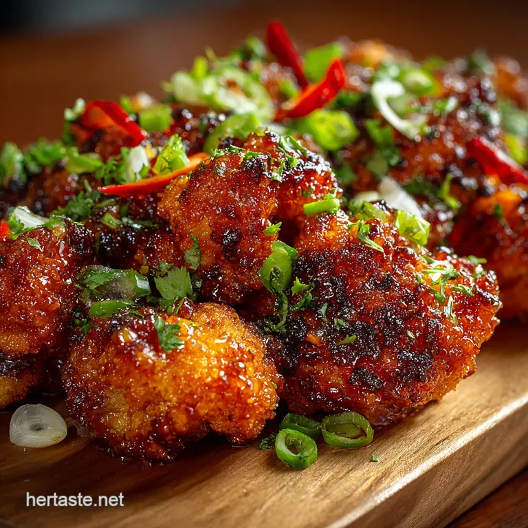 Gobi Manchurian the Crispiest Most Flavorful Cauliflower Youll Ever Eat presentation