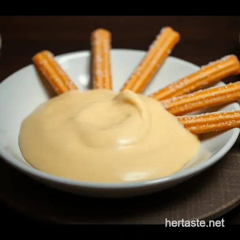 Golden Crispy Churros with Chocolate Sauce