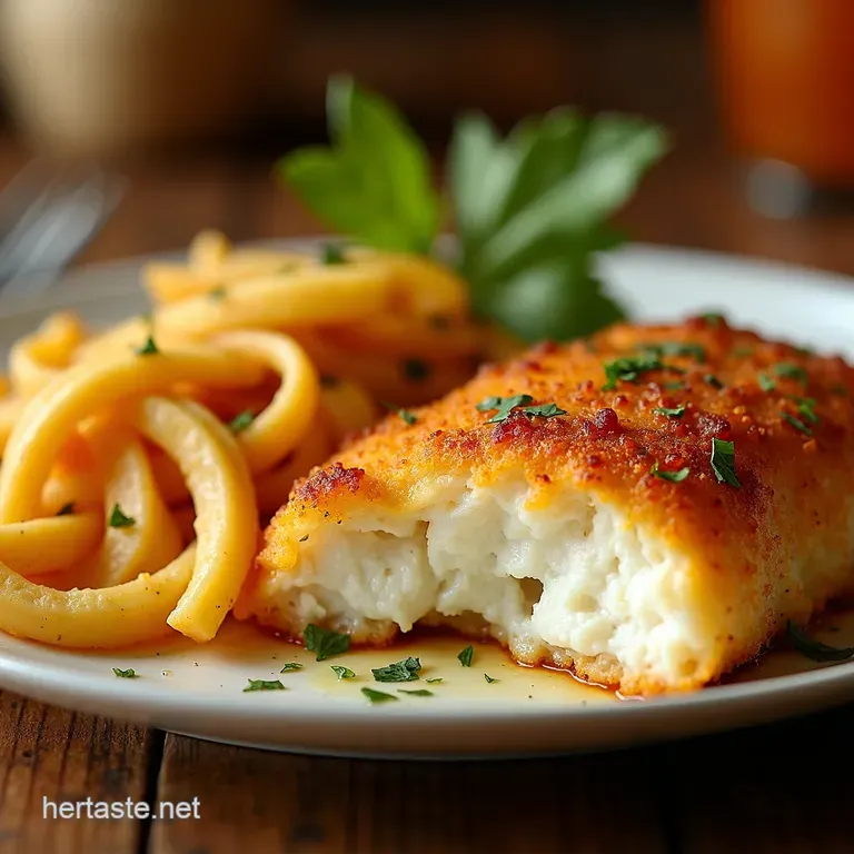 The Golden Crust Parmesan Cod a Cheesy Crispy Weeknight Winner presentation