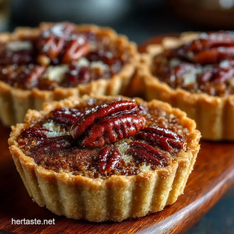 Classic Low Carb Keto Pecan Pie Tarts Gooey SugarFree presentation