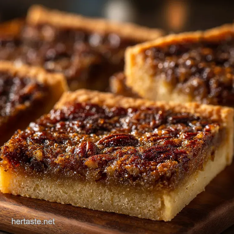 The Stickysweet Secret Chefs Perfect Pecan Butter Tart Squares presentation