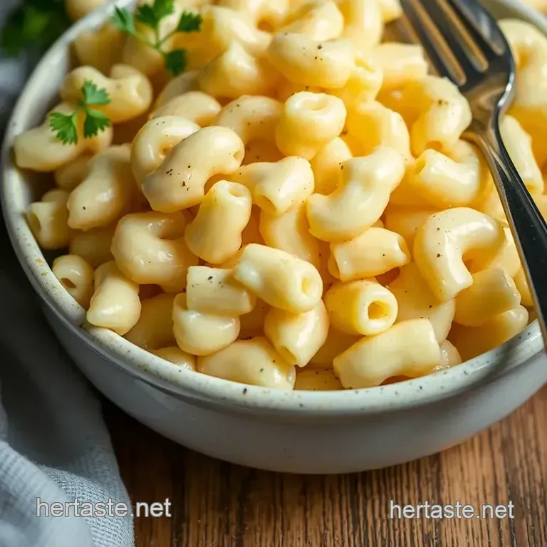 Grandma' s Secret Mac & Cheese presentation